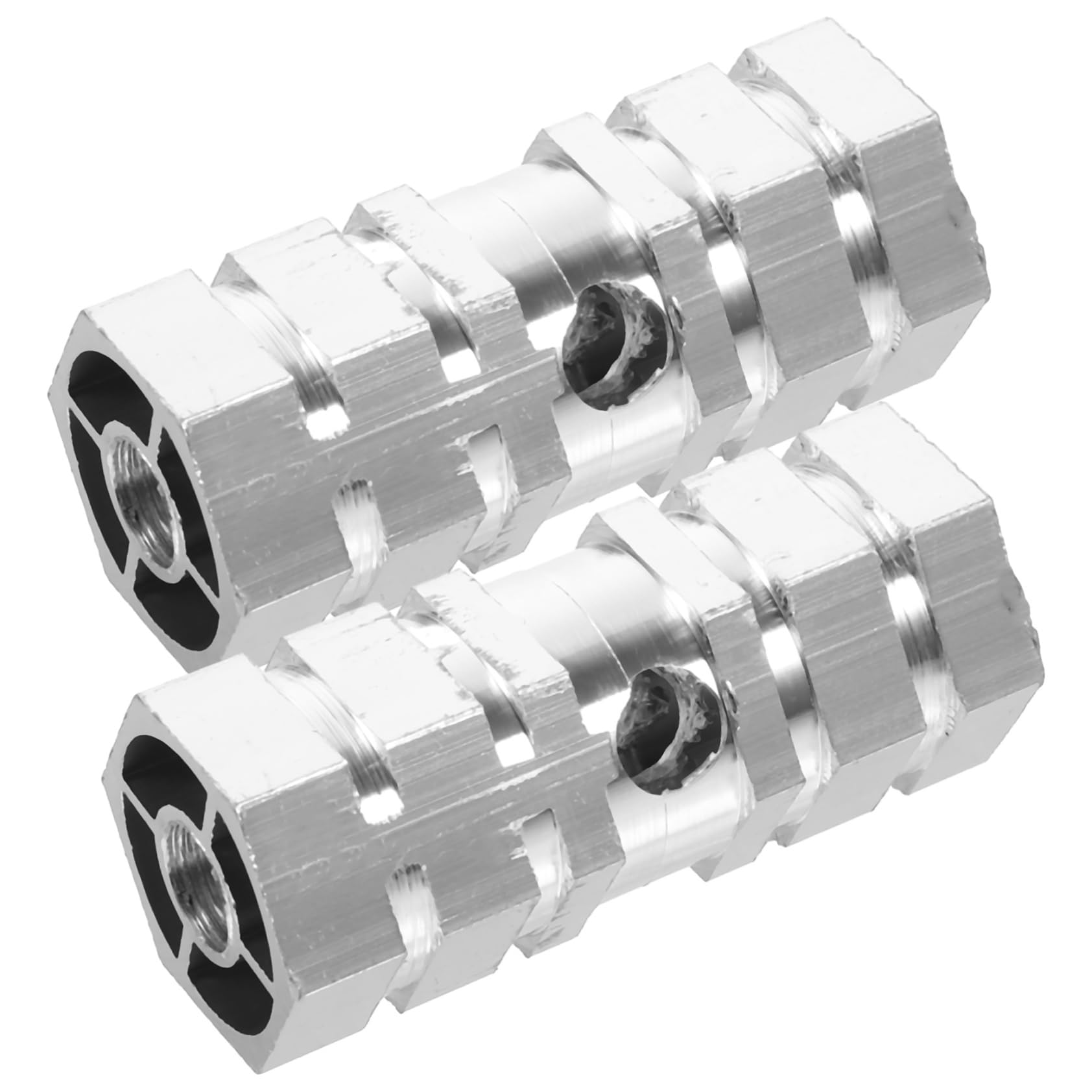 TOGEVAL Stunt Mountain Bike Pedals Aluminum Alloy Bike Cycling Rear Stunt Bike Pegs 9.5mm 10mm Cylinder Easy Install Footpeg Peg Stunt Pedal