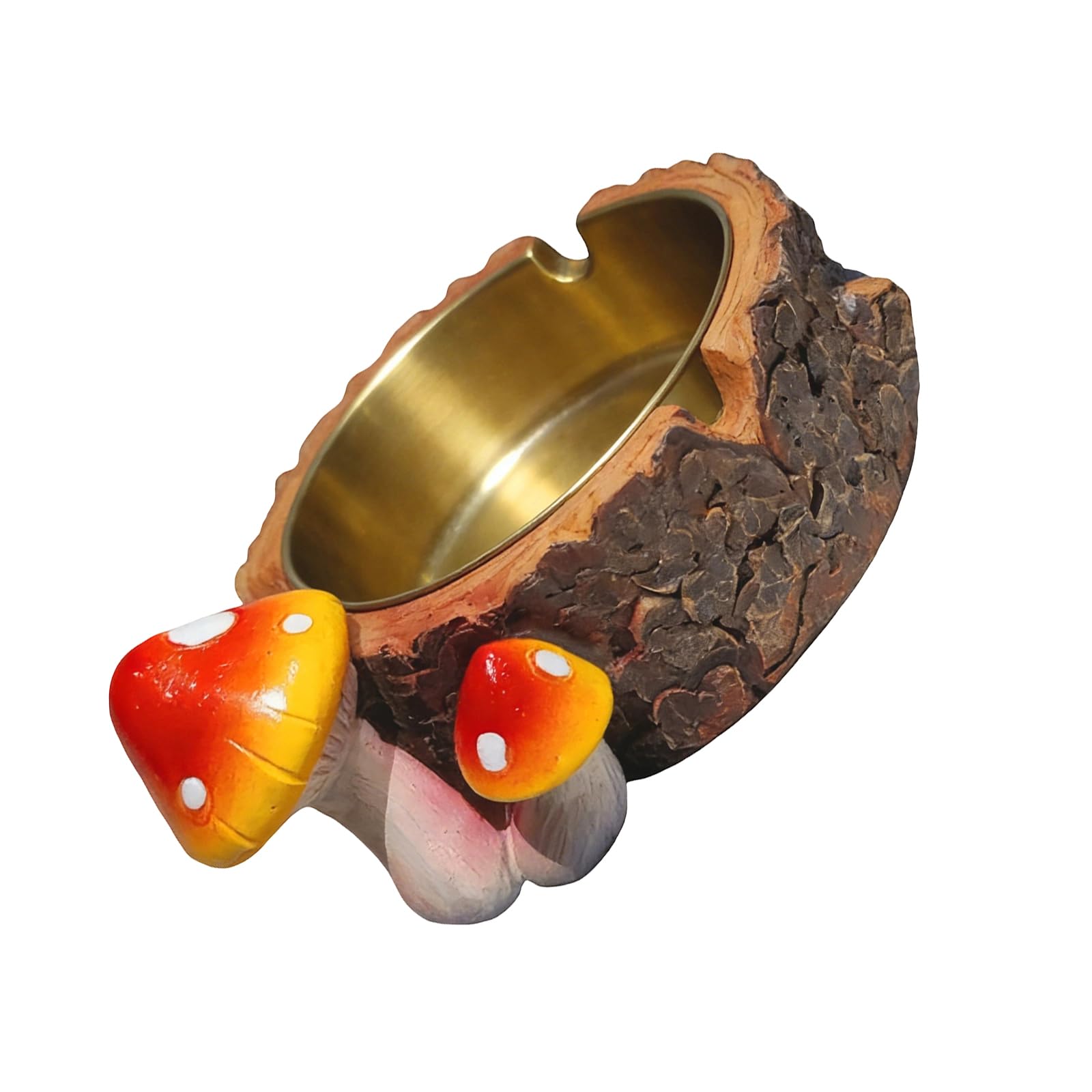 NVOQILIN Creative Ashes Catcher Resin Ashtray Control Creative Mushroom for Desktop Countertop Home Odors Control Ashtray