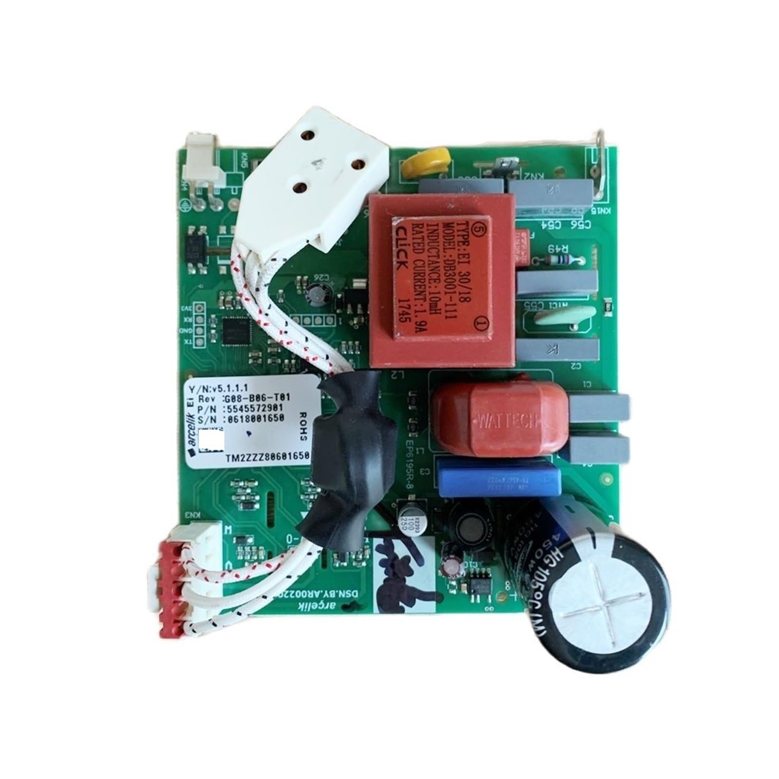 Módulo De Control Del Inversor De La Placa Base Del Refrigerador, Compatible Con Beko, G08-B06-T01 5545572901
