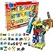 Produktbild BeneU Anzahl Alphabet Transformers Spielzeug, Verformungsroboter, Zusammengebaut Transform Roboter Bausteine Kits Alphabet Spielzeug, Verwandeln In Auto Fahrzeug/Dinosaurier, Pädagogisches Lerngesch
