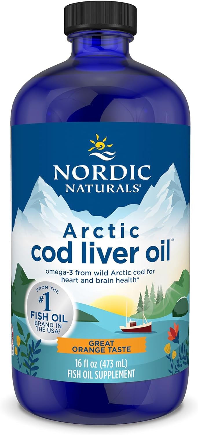 Nordic Naturals, Arctic Cod Liver Oil, Orange, 16 fl oz (473 ml)