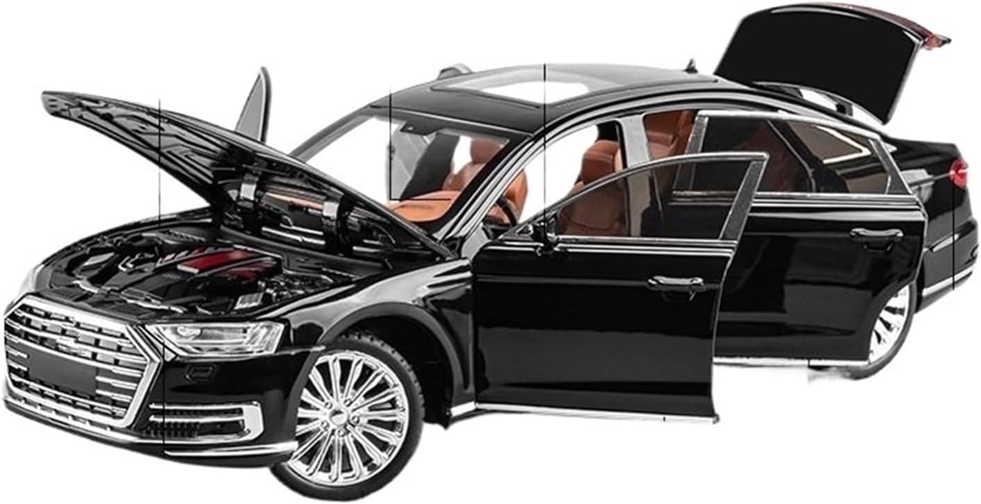 1:24 Alloy Flash Car Model - White Power Control Toys(Grey)