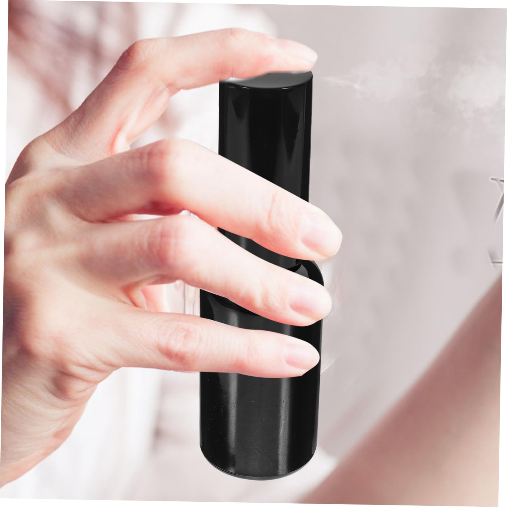 12 Stück Glas Sprühflasche 30ml Schwarz, Befüllbar, Luftdicht