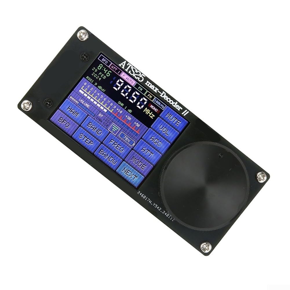 Ricezione radio completa della seconda generazione ATS25 Max Decoder II+codice di attivazione, decoder di comunicazione digitale