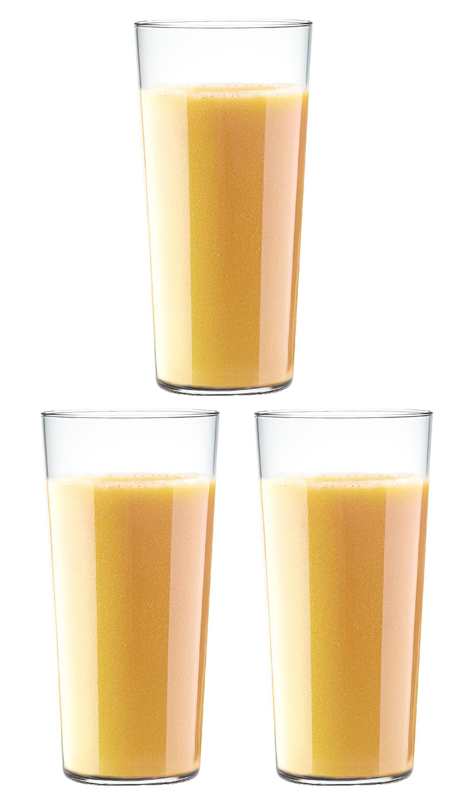 Toyo Sasaki Glass Thin-Walled Whiskey Glass Long Tumbler (Mega Size) 560 ml, Set of 3, Made in Japan, Dishwasher Safe, Beer Glass, Highball Glass, Sour Glass, Tumbler, Thin B-00119-JAN-P : Home & Kitc