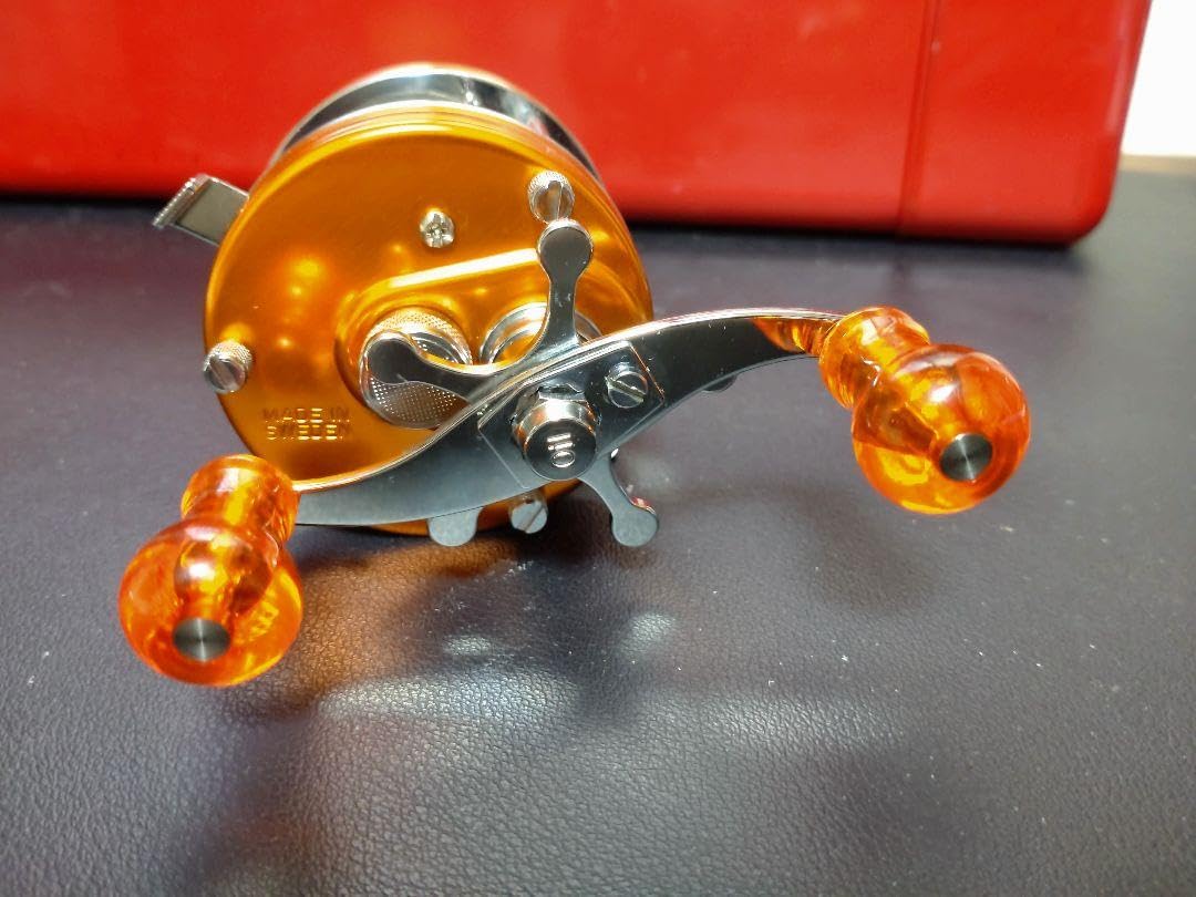 希少 アブ アンバサダー サンセットオレンジ 純正ハンドル 1500 2500