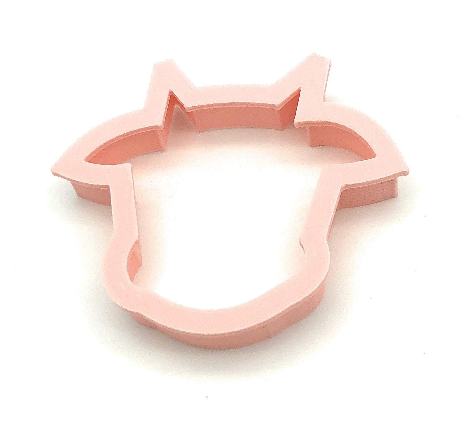 Cow Head Bull Face Cookie Cutter 01 Fondant Cake Decorating (3 inches)