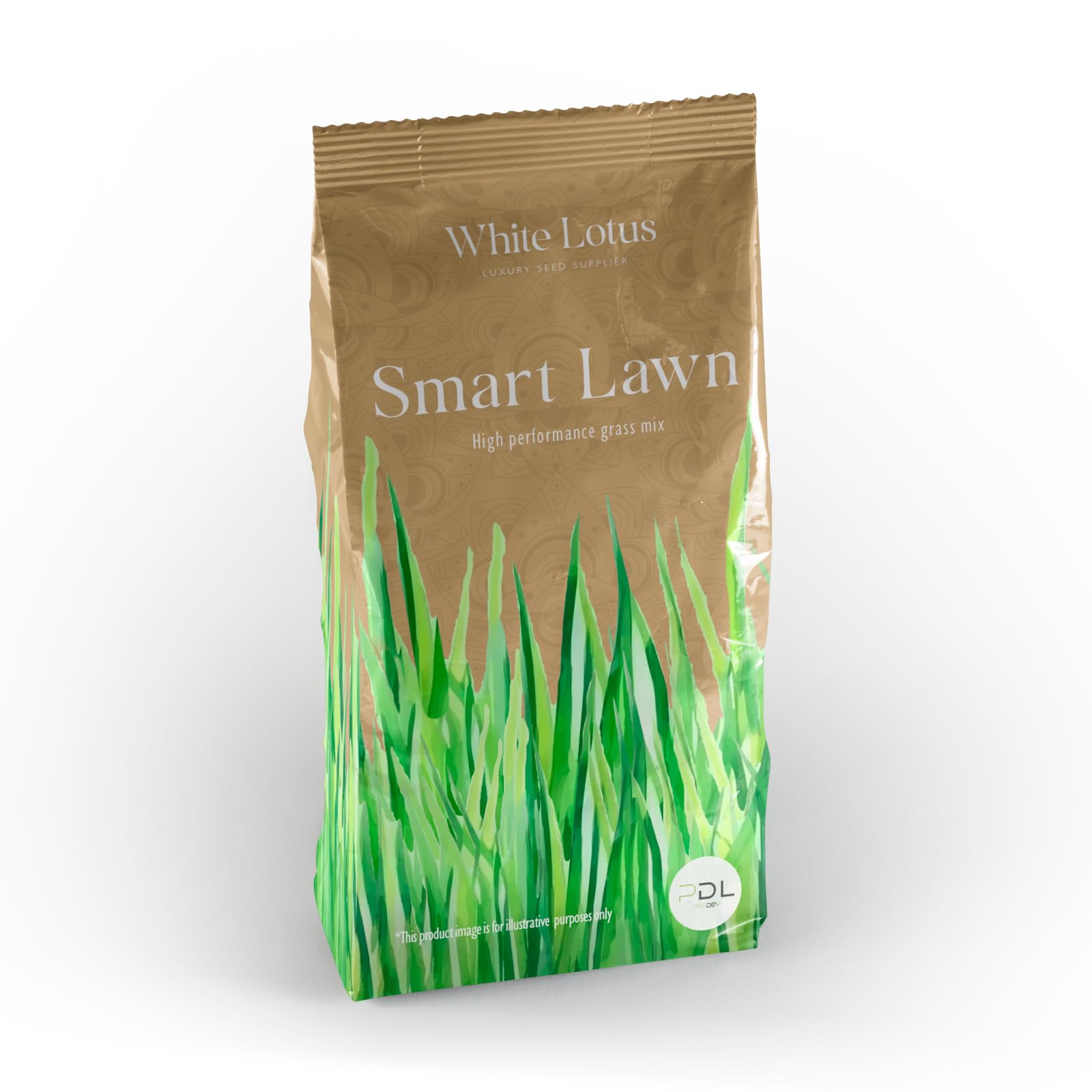 PDL – Pegdev - Smart Lawn Grass Seed: High-Yield, Resilient & Versatile | Ideal for Gardens & Parks (50g)