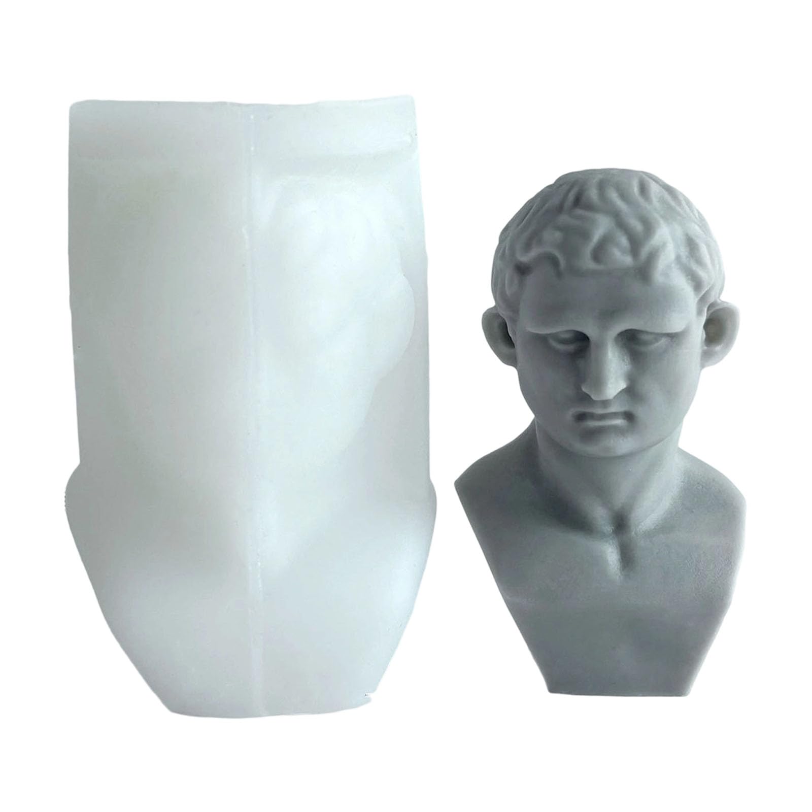 Jazuaiao Silicone with European Busts Designs for Aromatherapys Diffuser Stone Plasters Craft and Decoration Plasters Diffusers Stone Silicone