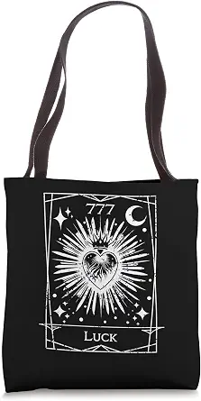 Angel Number 777 Luck Numerology Personal Tote Bag