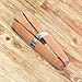 TOPPERFUN 2Pcs Wooden Ring Clamps, 6in Jeweler Stand Pliers Jewelry Vise, Jewelry Clamps Wedge Jeweler Hand Tools Ring Holding Tools for Making File Polishing Grinding Gemstone Setting