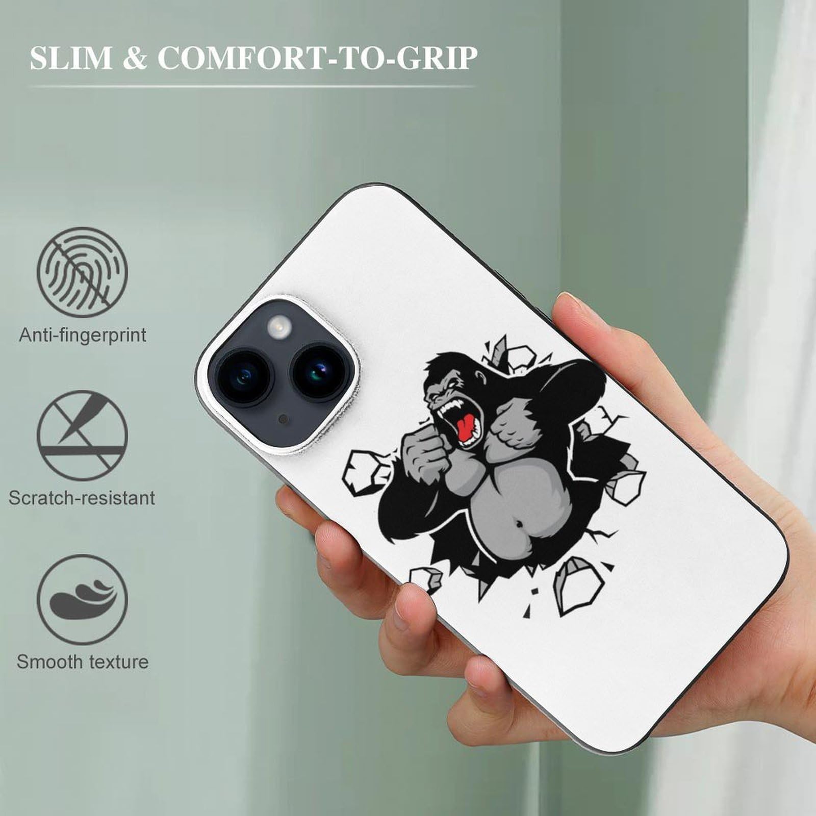 ゴリ　新品　iPhone14 ケース Amazon.co.jp: iPhone 14 Pro Max ケース ゴリラ柄 おもしろ iPhone 14