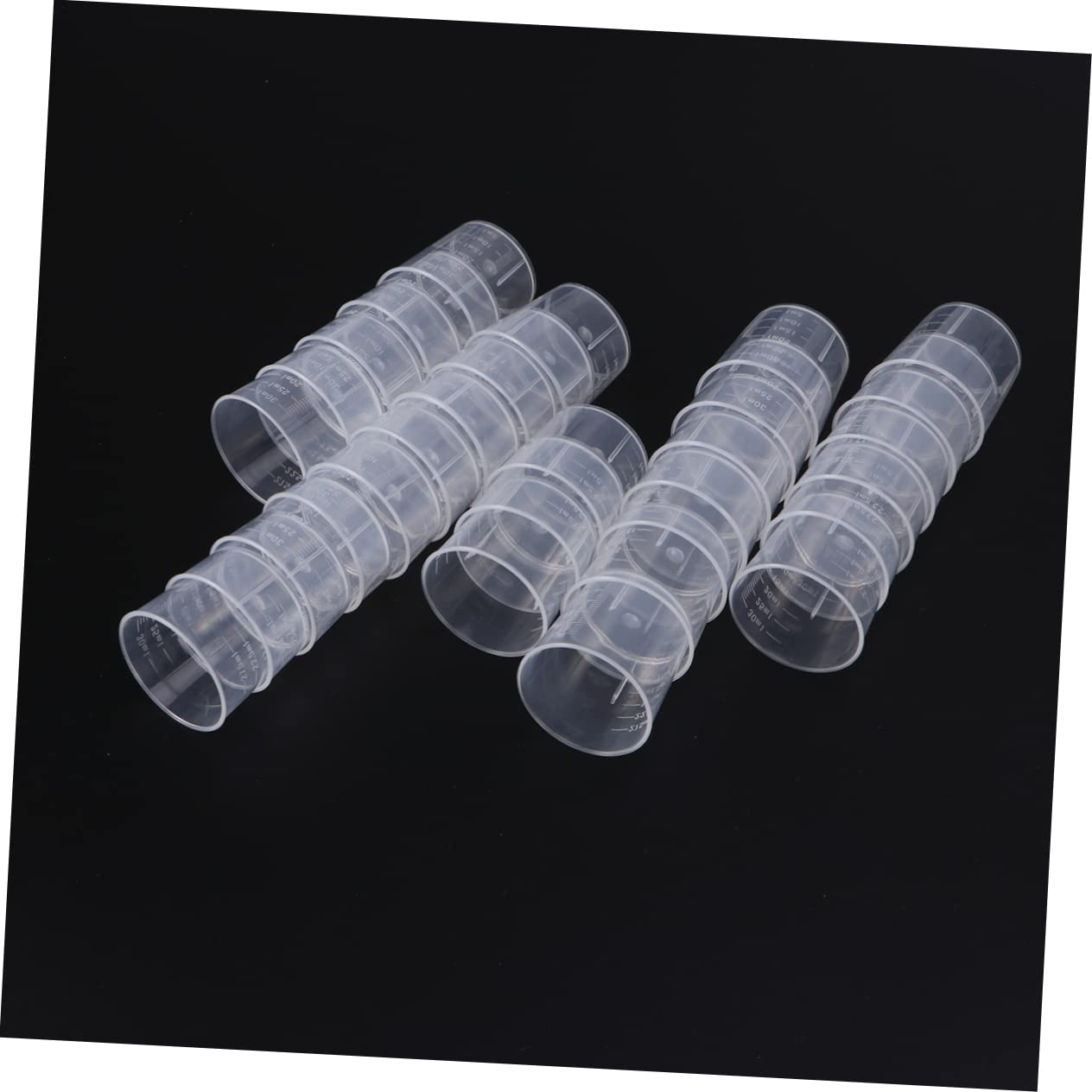 Zerodeko 120piezas Vasos Medidores Transparentes De Escala Graduada Utensilios De Medición Para Cocina y Laboratorio