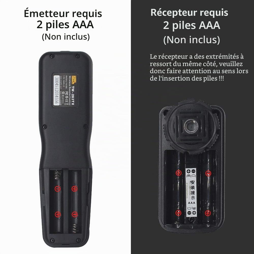 Télécommande Déclencheur sans Fil à Distance avec Minuterie avec 2 câbles de Connexion S1/S2, Pixel Câble de déclenchement 2,4G pour Sony Alpha a9 a99II a7 a7II a7R a7RII A7s A7III ILCE-7M3