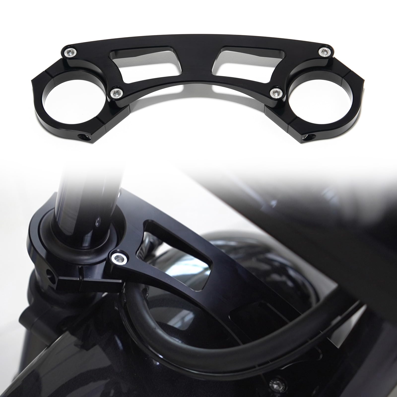 SFriding CNC Billet Aluminum T6 Front Fork Brace Stabilizer for Honda CMX1100 Rebel 1100 CMX 1100