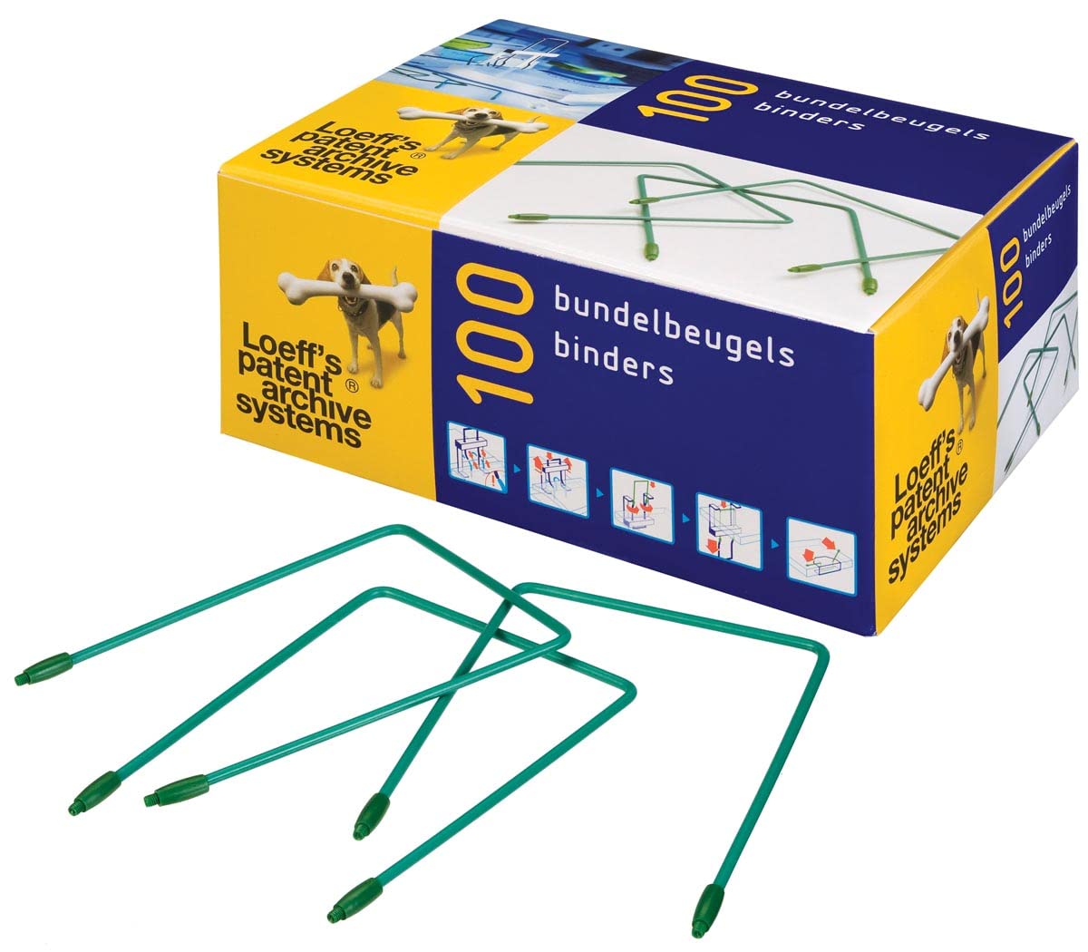 Leoffs Patentmappe, lang, 100 Stück