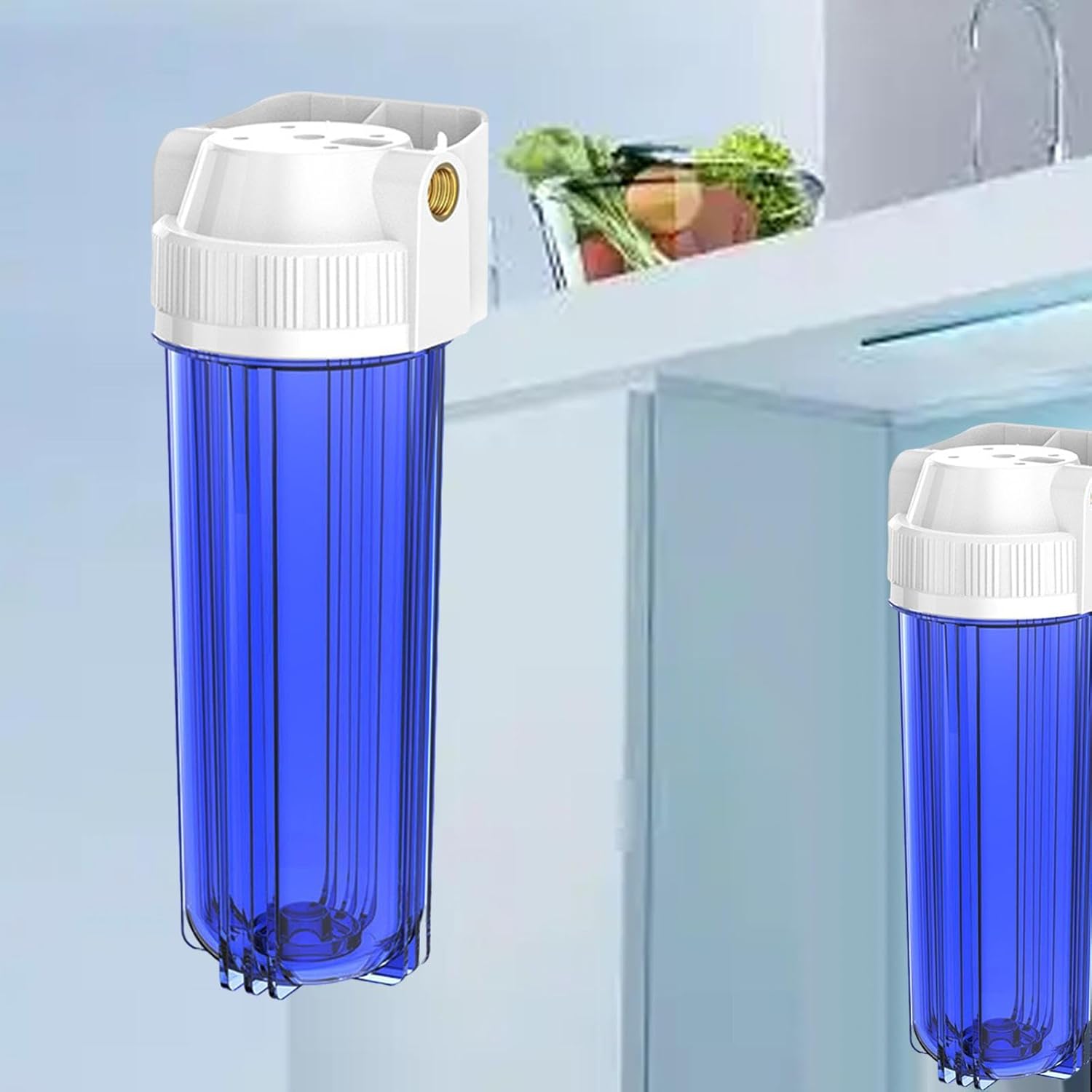 Water Filter Bottle Portable Impact Resistance Home Appliance Repair Part 4 Thread with Board