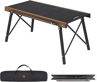 Naturehike IGT Folding Camping Table - Ultralight 8lb Aluminum Portable Cook System for RV Picnic BBQ Car Camping