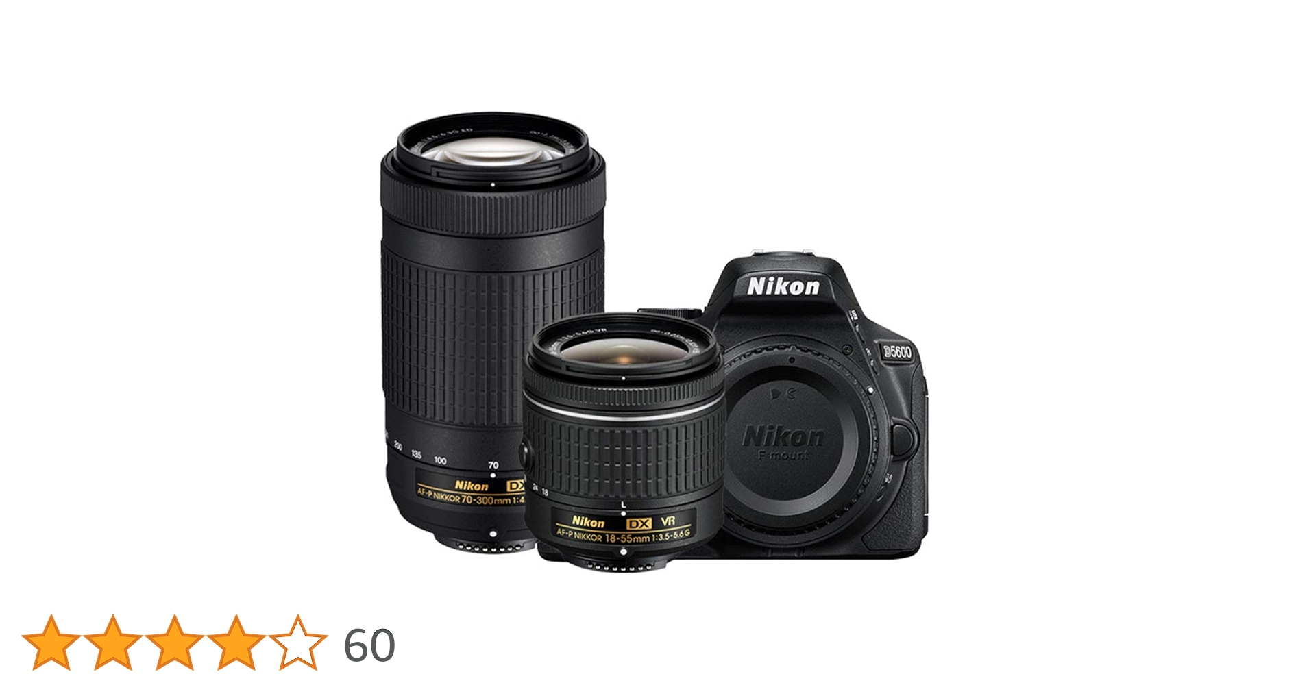 Amazon | Nikon D5600 デジタル一眼レフカメラ 18-55mm VR & 70