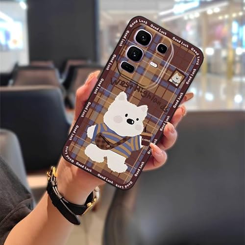 Phone Case Compatible with infinix Note50 Pro+/X6856, Durable TPU Shockproof Protective Design Silicone Cute Anti-dust Anti-knoc