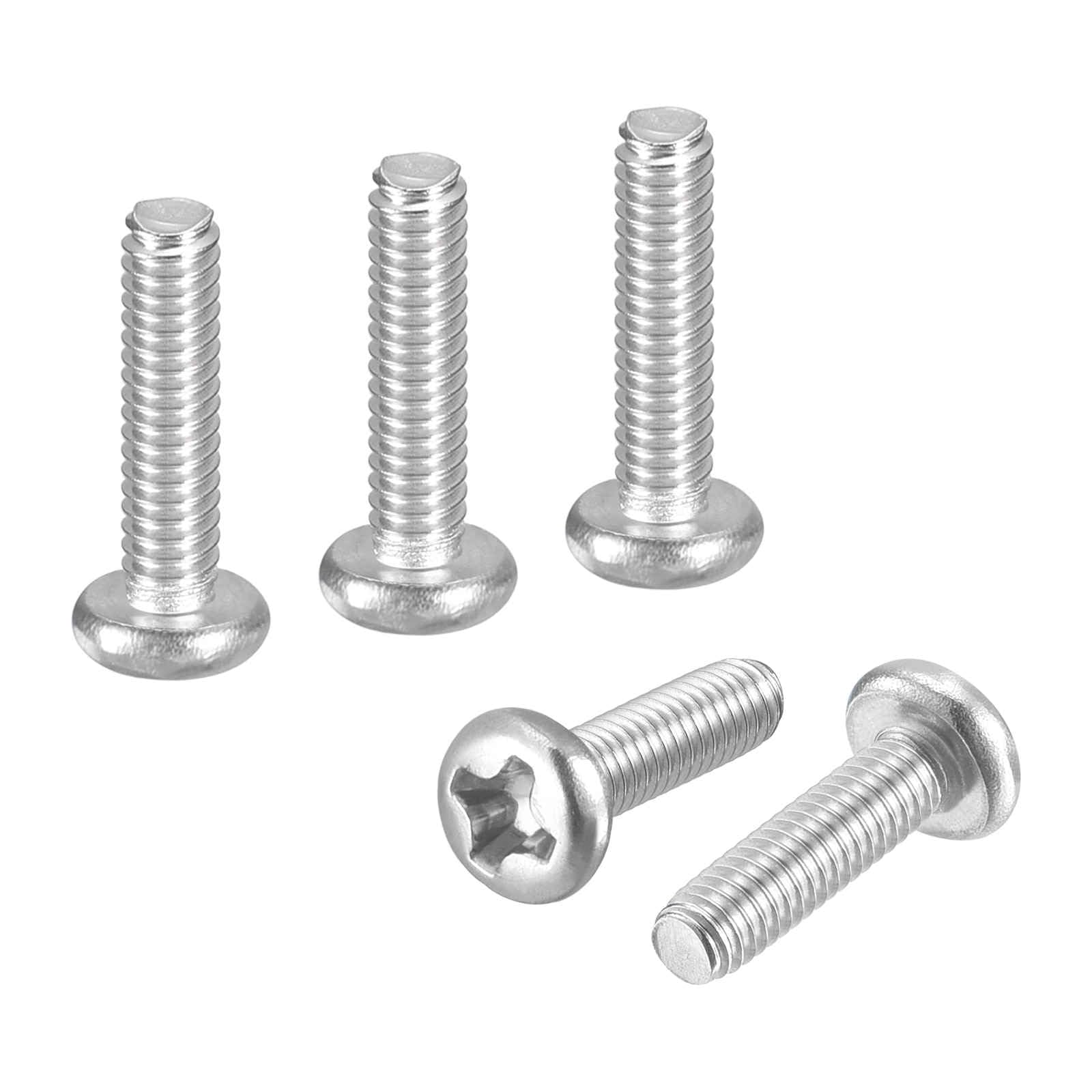 DTGN M2-0.4x8 Pan Head Machine Screws - 30pcs - Good for Machinery - 304 Stainless Steel Phillips Machine Screws Bolts - Silver โ image 1