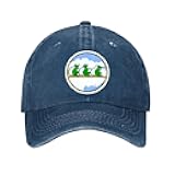 Washed Denim Hat|205ª Squadriglia da bombardamento Sorci Verdi-Clean Style