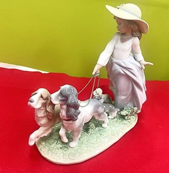 Amazon.co.jp: フィギュリン LLADRO リヤドロ 「仔犬たちの行進