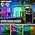 AILBTON Led Strip Lights,60ft Music Sync Color Changing, Built-in Mic,Bluetooth App Control LED Tape Lights with Remote,5050 RGB Rope Light Strips