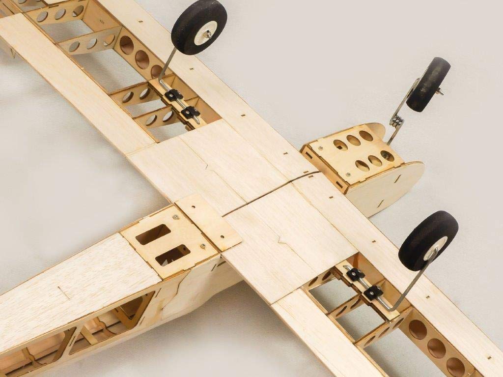 Torcster 213823 Trainer T-30 1400mm Holzbaukasten Modellflugzeug für RC do-it-Yourself Bausatz DIY
