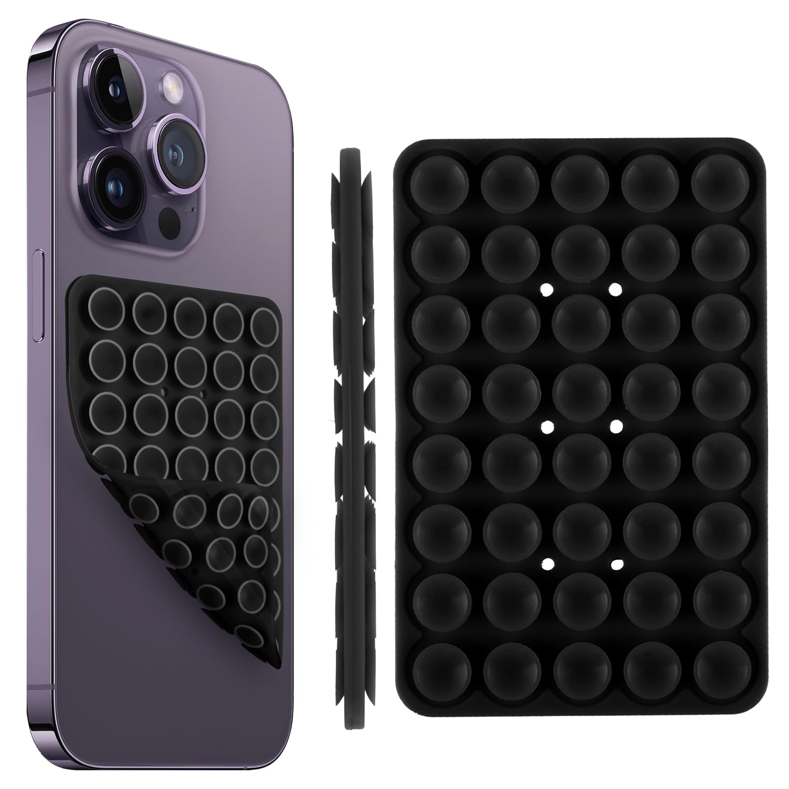 Support Téléphone Ventouse Silicone GEEHUA - Pour Miroir Et Surfaces Lisses