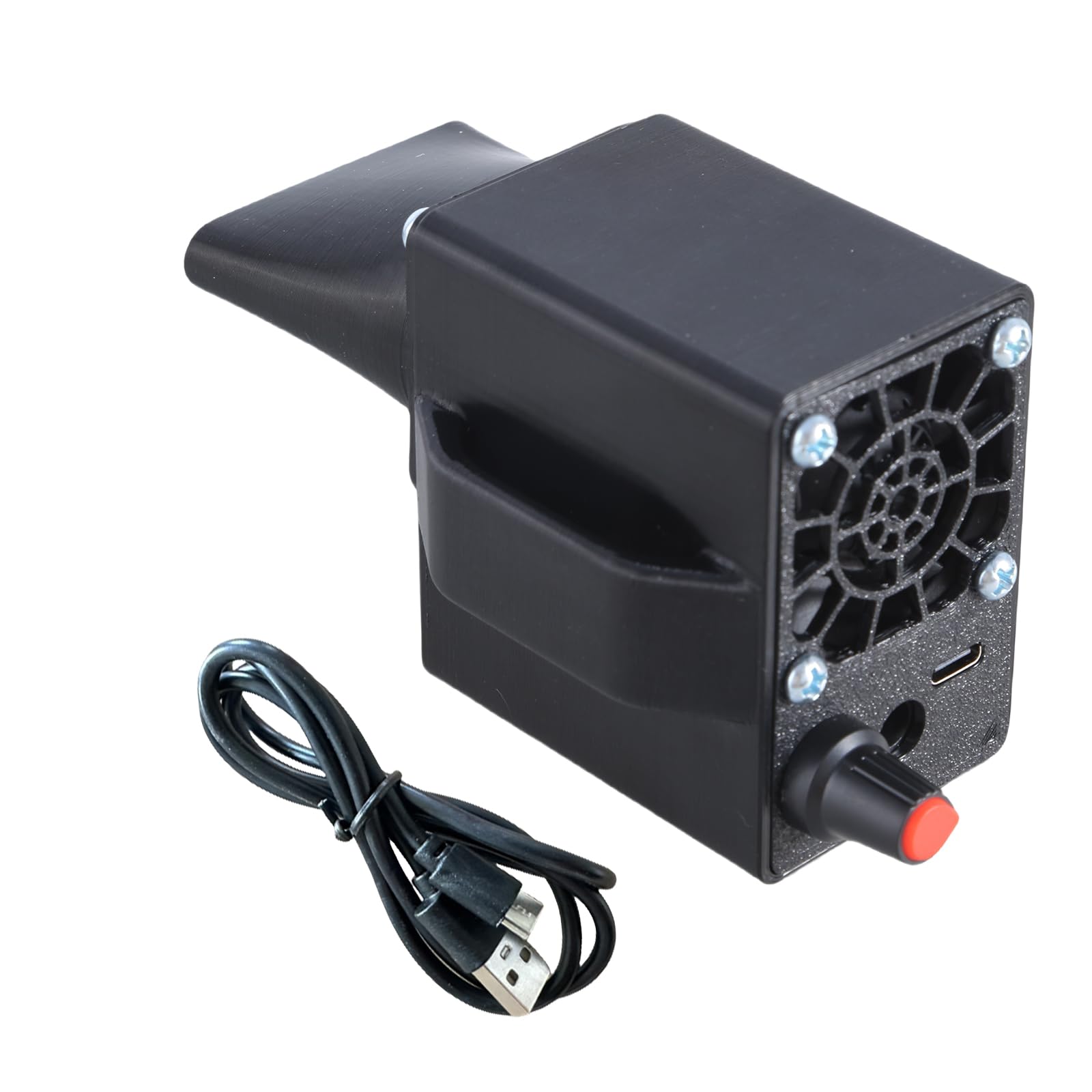 Yhplxyuus Flat Mouth Electric Bellows Portable Barbecue Tool Air Blower Charcoal Starter 16000Rpm Fireplaces Bellows Fan Air Fan