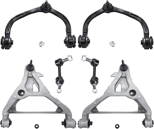 Miniatura 150 de Detroit Axle - Kit de brazos de control delanteros de 6 piezas para Toyota Corolla 2014-2019, 2 brazos de control inferiores con rótulas, 2 varillas
