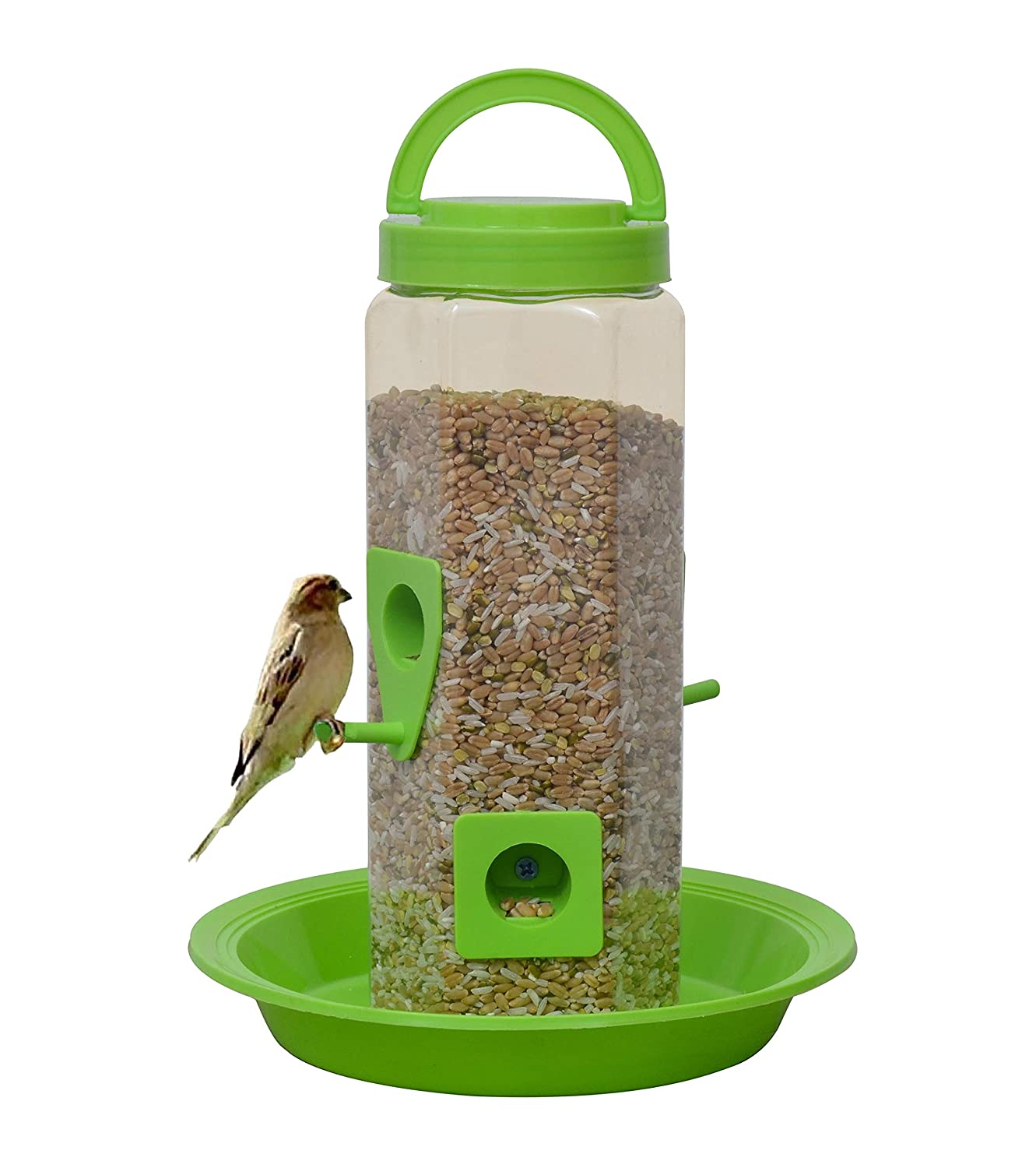 Toxen Bird Feeder, Tube Bird Feeders for Outdoors Hanging Heavy Duty Chew-Proof and Rust-Proof Tube Weatherproof & Steel Hanger, Attracting for Wild Birds (B0CQYCD5NS) Amazon Price History, Amazon Price Tracker