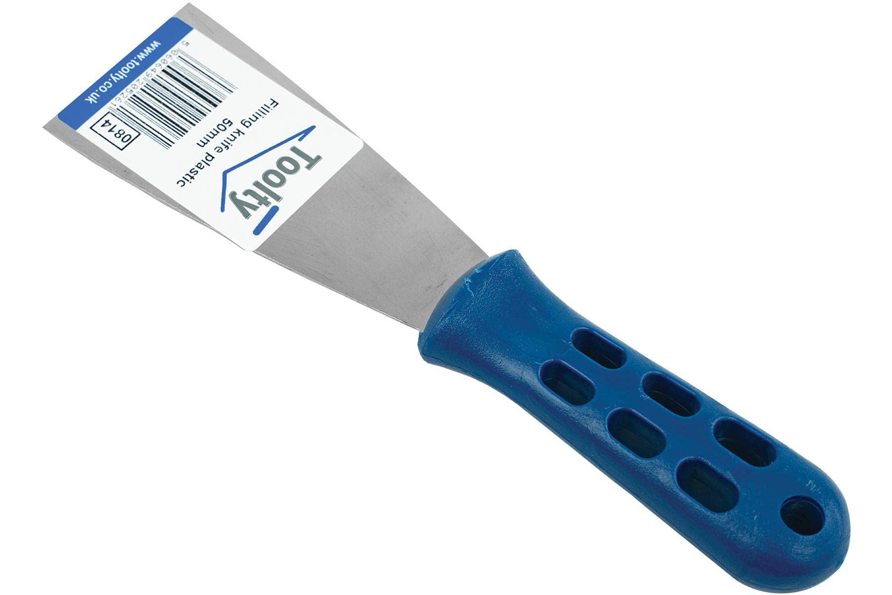 Toolty Stainless Steel Filling Knife, Flexible Wall Putty Knife, Drywall Scraper, Finishing Coat Spatula - 50mm (1.96") - DIY - TLTY-0814