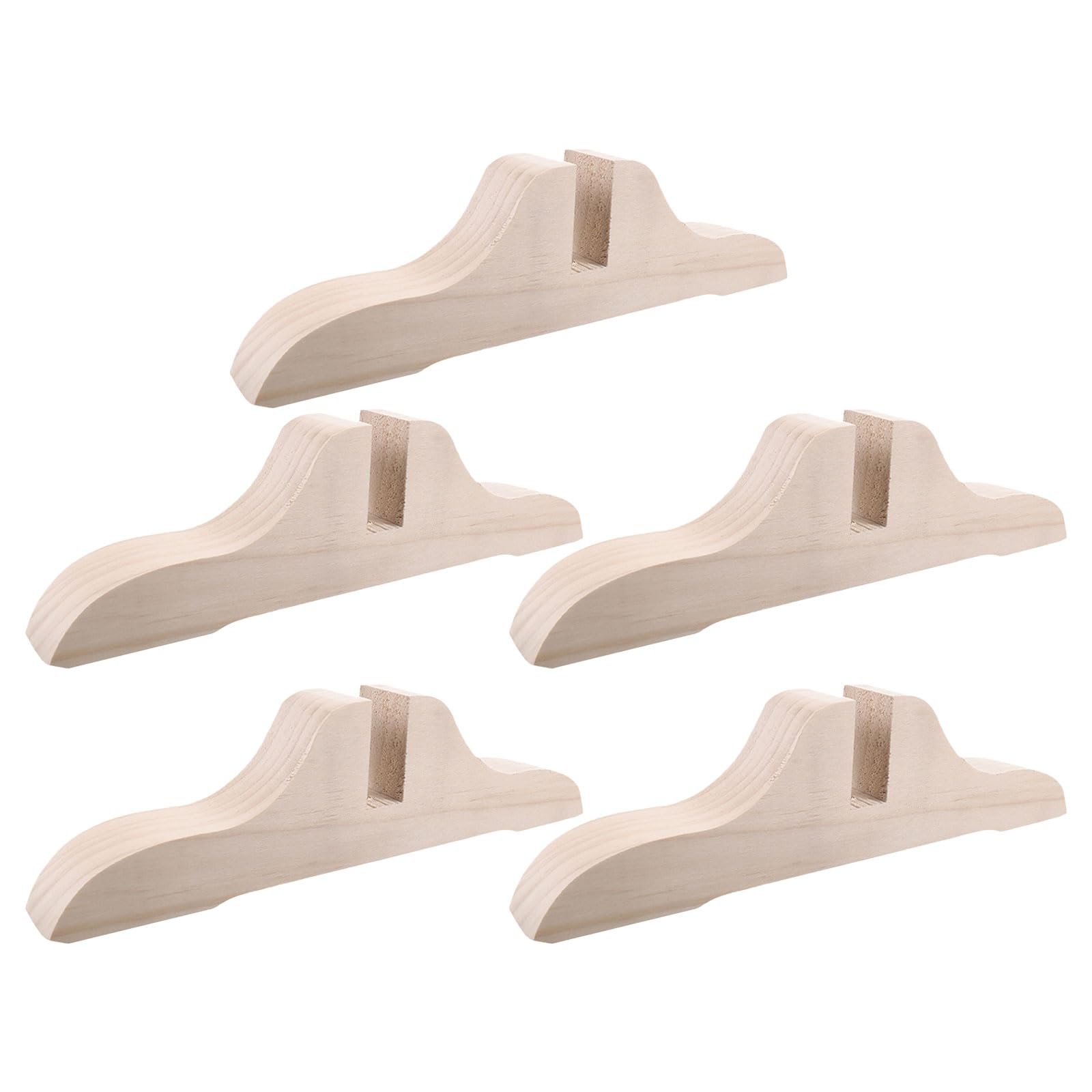 Support de pieds de cloison d'écran en bois noble base stable et robuste