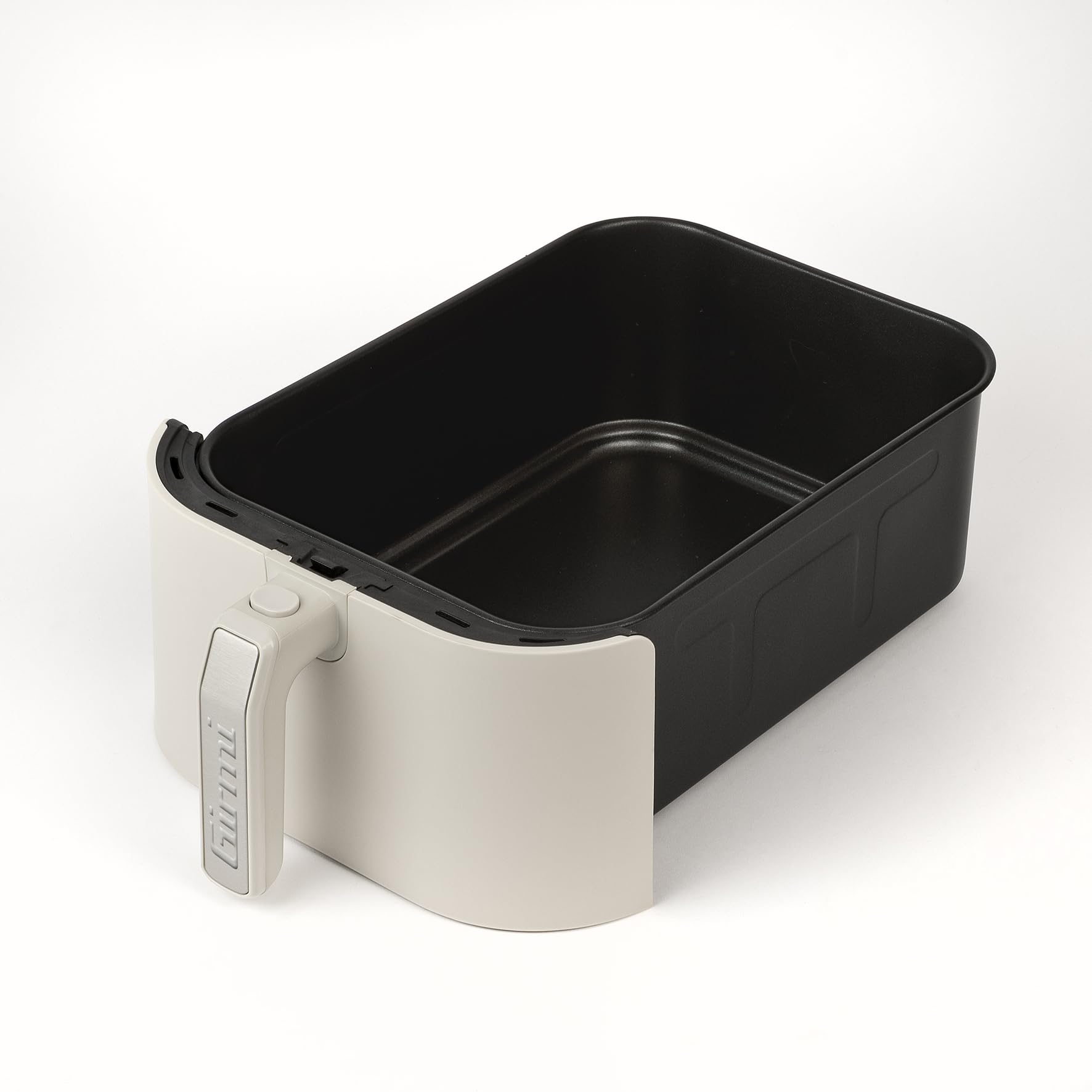 Girmi FG92 Friggitrice ad Aria Ecofrit Deep Capacità XXL 8 Litri, 1700W, BPA/PFOA Safe, Contenitore antiaderente, Display digitale, 7 programmi, Tasto di sicurezza, Ricettario Incluso, Beige Opaco