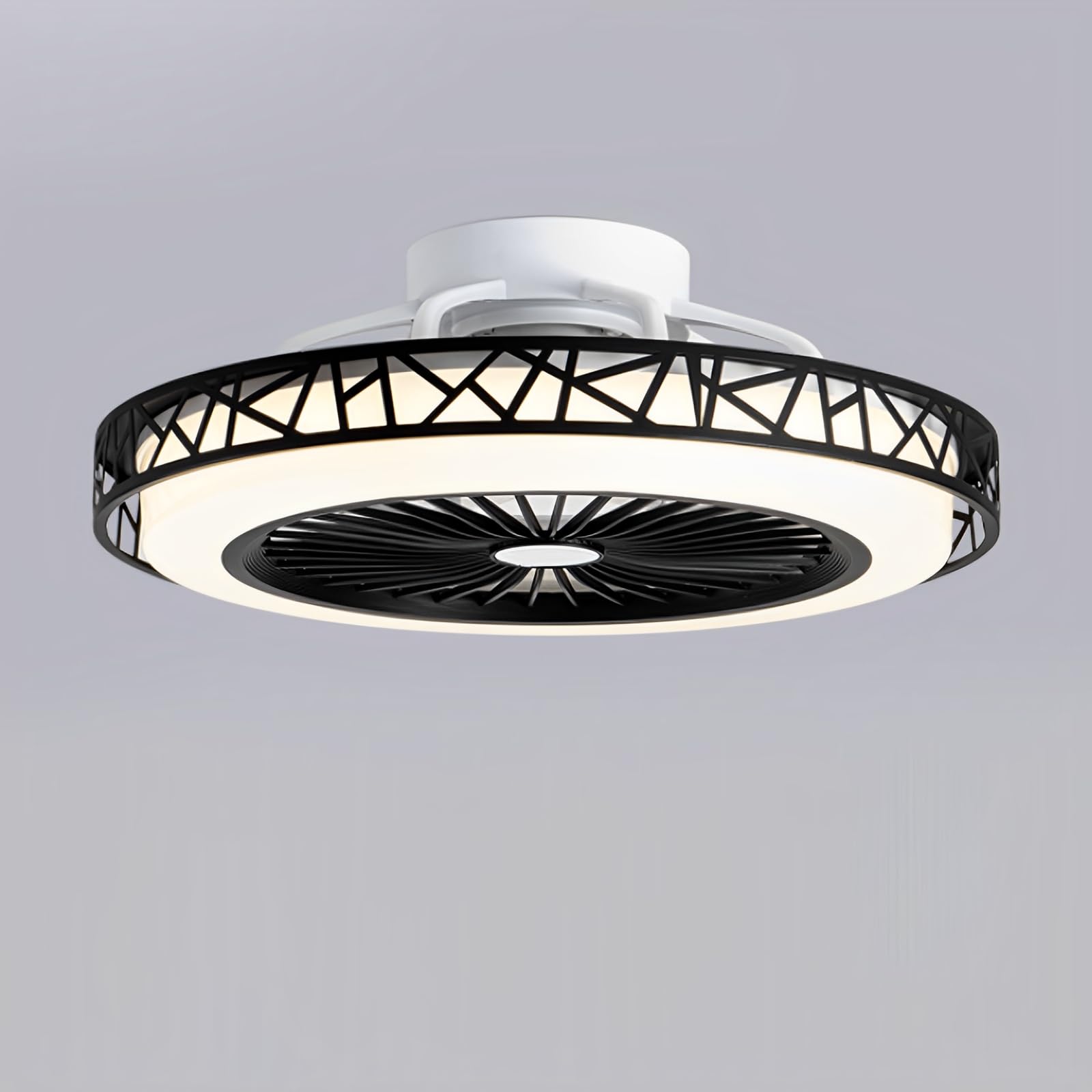 Ventilateur de plafond silencieux à intensité variable avec télécommande