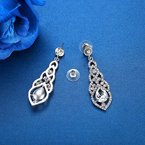 Mecresh Bridal Wedding Crystal Chandelier Dangle Earrings For Women Valentine’s Day Gifts #TOP4
