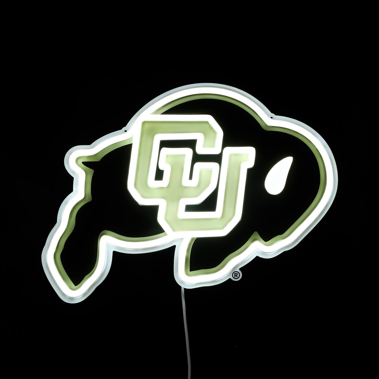 Saturday Neon Officially Licensed NCAA Colorado Buffaloes LED Neon Sign, 15" x 11.17" - Perfect for Fans and Alumni