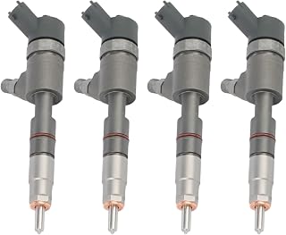 0445110508 129E01-53100 50250502 MIU802933 Common Rail Injector 4-Pack for Yanmar 4TNV98 4TNV98CT 4TNV98CT-NMS 4TNV98CT-GGE Engine John Deere 318E 319E 320E 210G 310G 85P 320G 244K 324K
