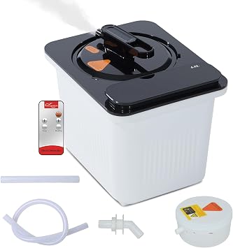 Sauna Steamer Pot, 4L 1400W Portable Steam Generator Spa Machine, Home Saunas Spa with Remote Control, 18 Temperature Levels, Portable Sauna Steamer for Home Spa Sauna Accessories