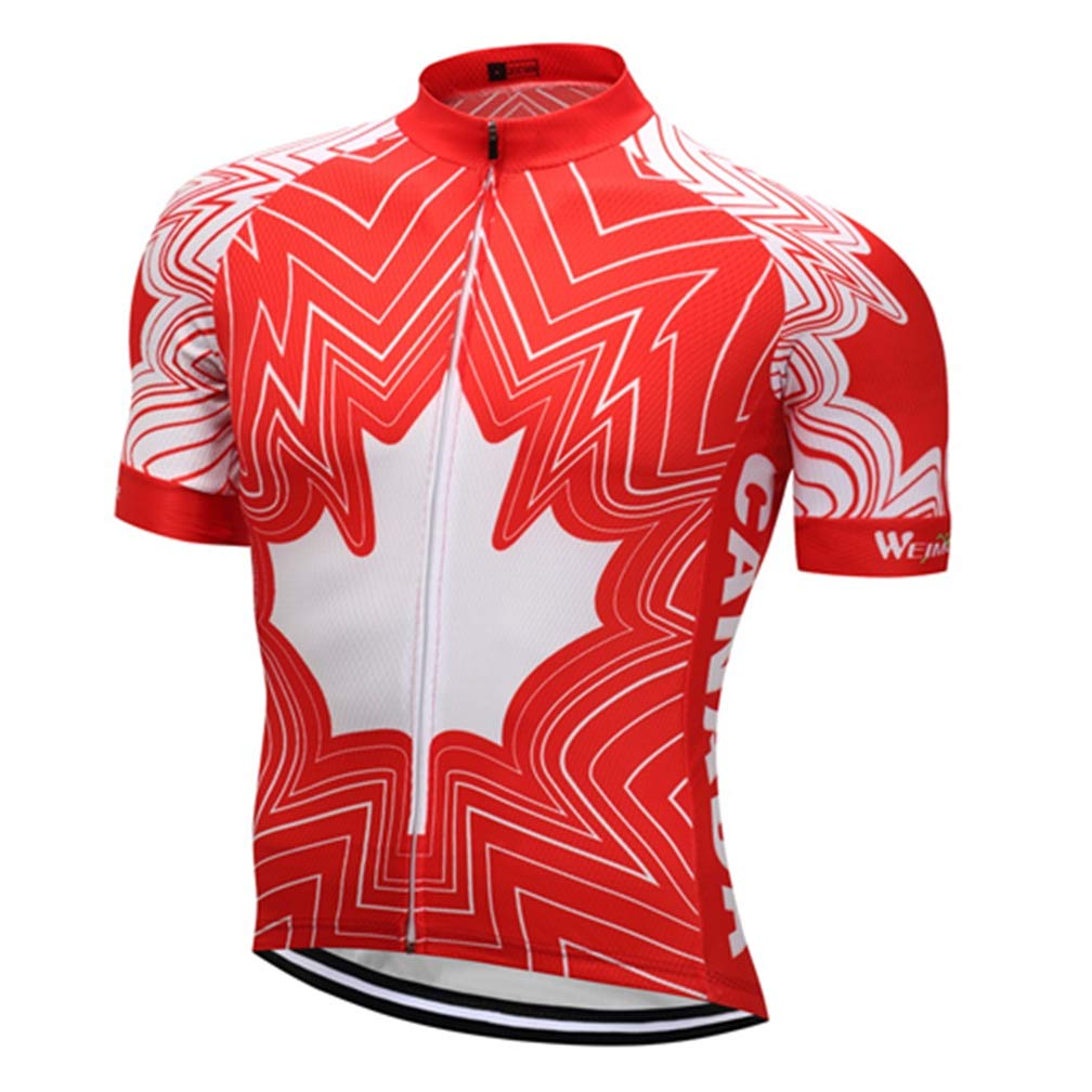 Cycling Jersey 2019 Team Pro Bike Clothing Summer Bicycle Shirts Canada Red S