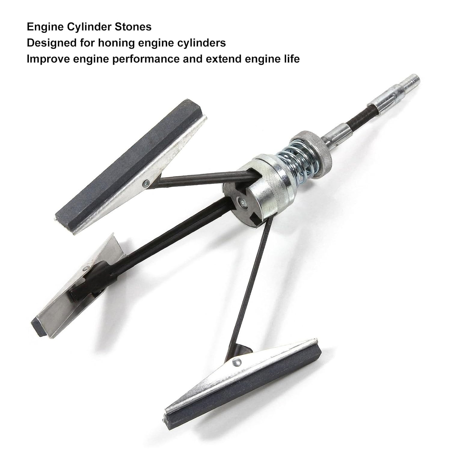 3PCS 4in Engine Cylinder Hone Replacement Stones,Screws Honing Stones for Engine Cylinder and Metal Brake Cylinder,Set for Cleaning and Polishing.