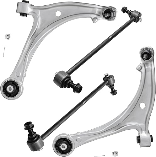 Miniatura 13 de Detroit Axle - Kit de brazos de control frontal RWD para Chrysler 300 Dodge Challenger Charger Magnum, 2 brazos de control superiores 2 rótulas