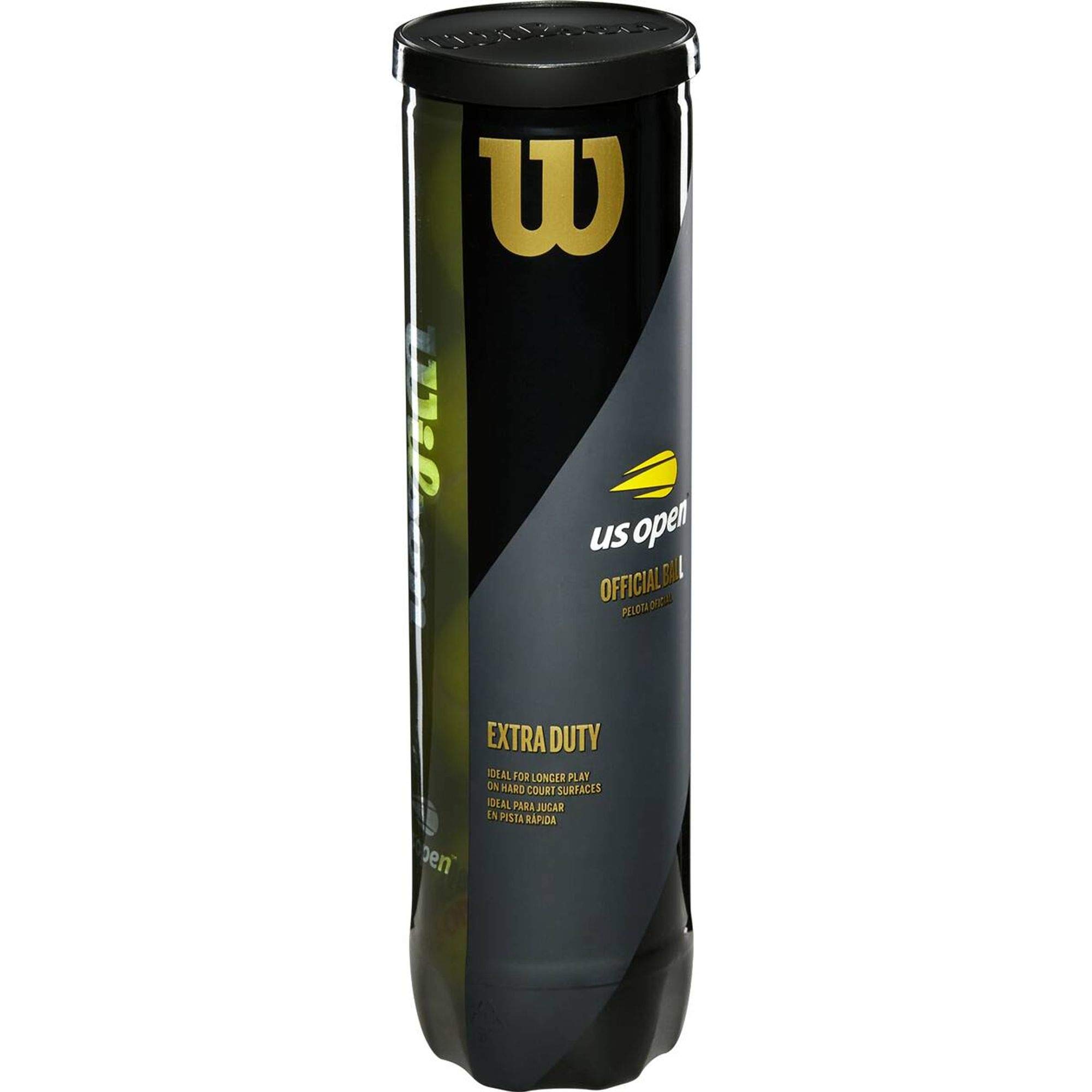 Wilson US Open Tennis Balls (4 Ball Can), Natural, One Size