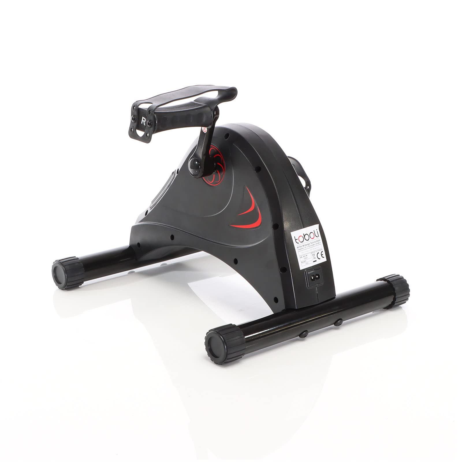 Elektro Mini Heimtrainer 80 W, 390 x 350 x 326 mm, Pedaltrainer für Arme & Beine, Hometrainer Minifahrrad für mehr Bewegung, Workout Training