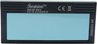 TerraKelvin Shade 10 Auto Darkening Welding Lens, True Color Technology, 2x4.25" Horizontal Auto-Darkening Filter Lens for Pipeliner Welding Hood