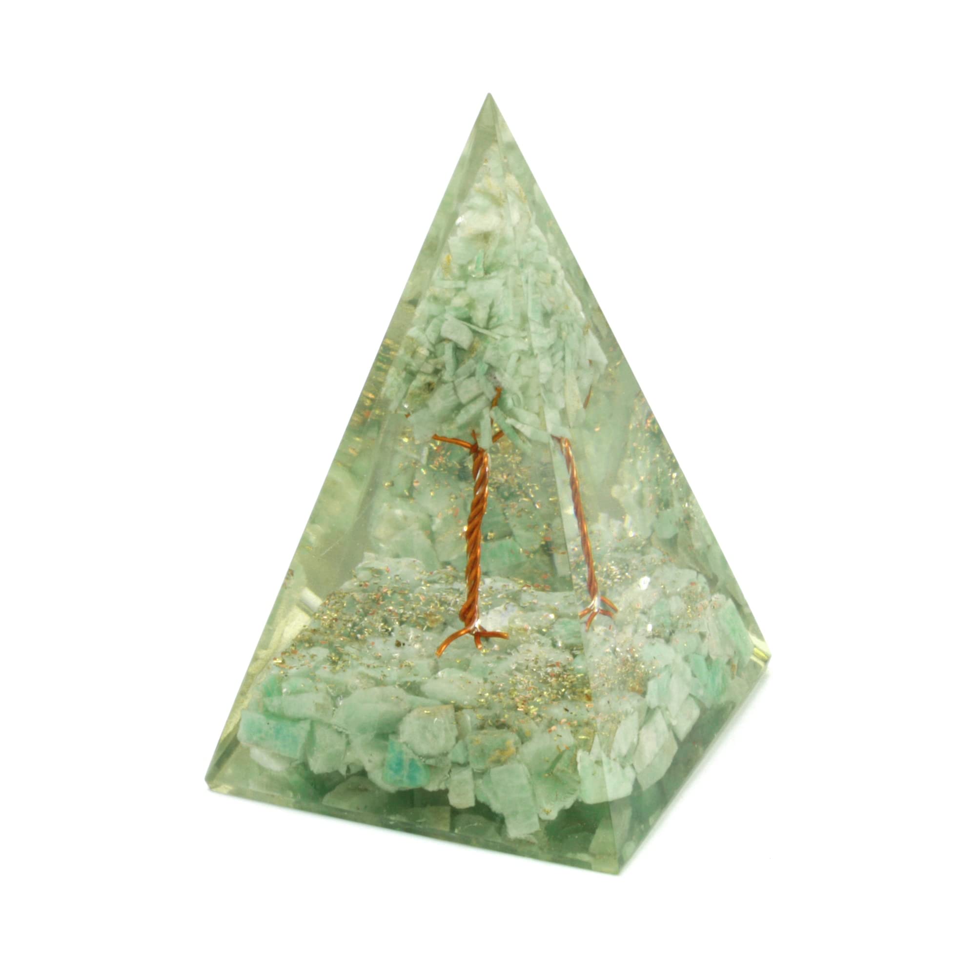 Amazonite Tree Of Life Orgonite ~100mm