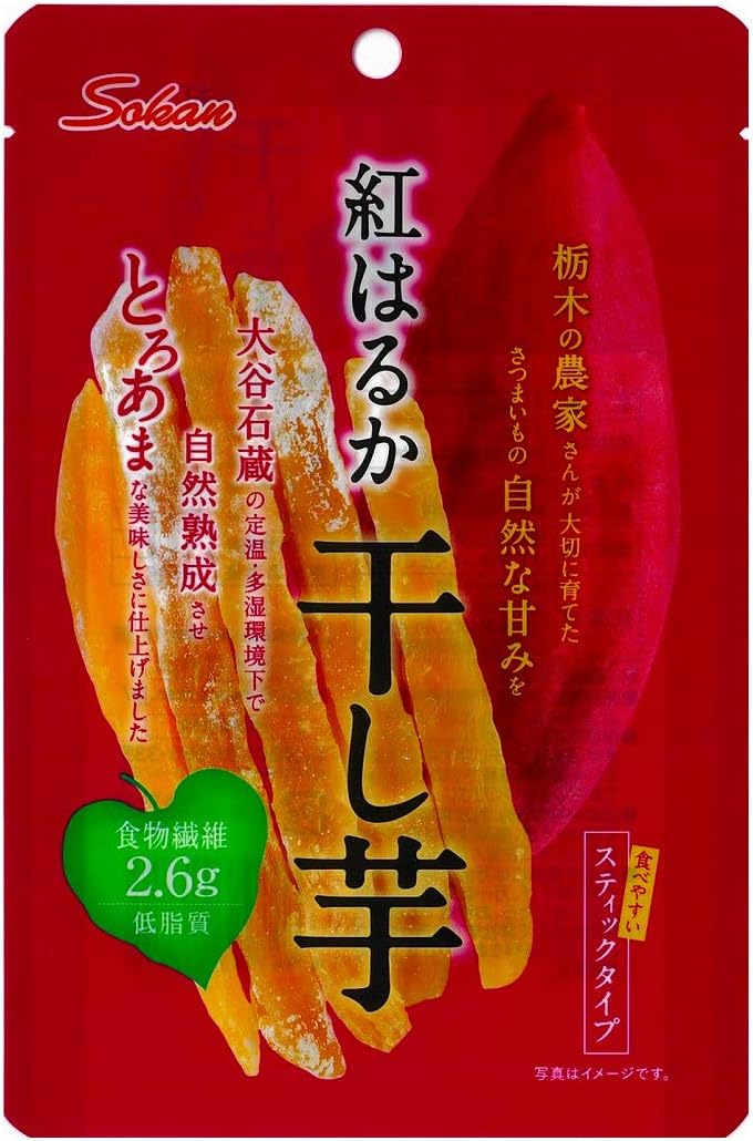 Amazon 壮関 栃木県産紅はるかの干し芋 45g 6袋 壮関 おつまみ 珍味 通販