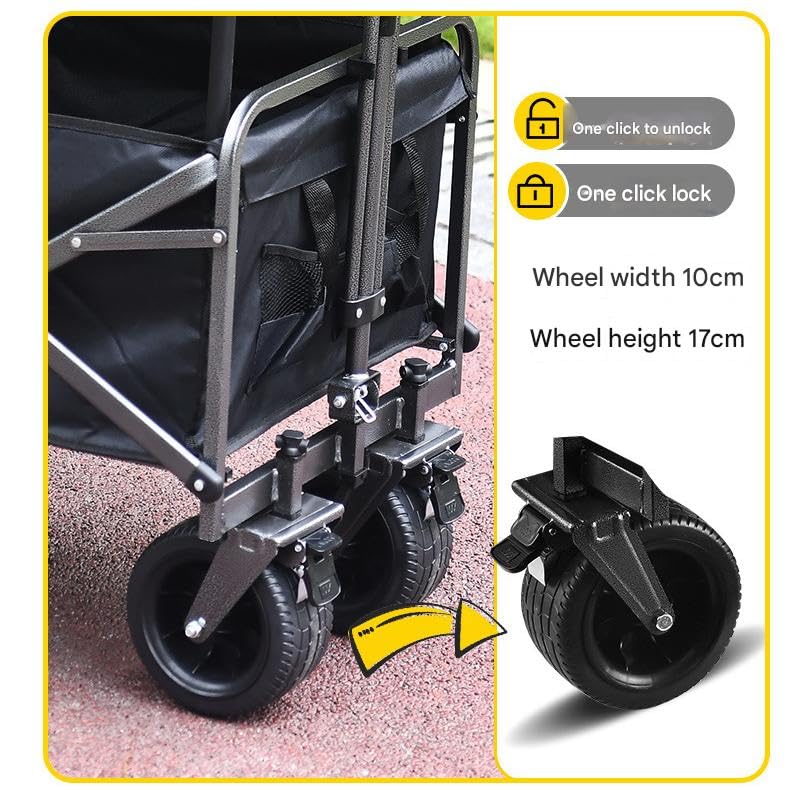Chariot de concession pliable mobile pour simplifier la vente de restauration rapide - 6